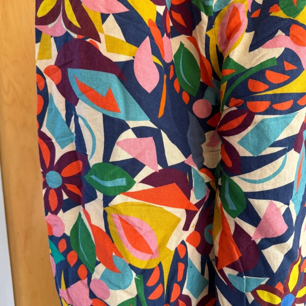 Velvet Multicolor Abstract Pattern Garment - Picture 5 of 5